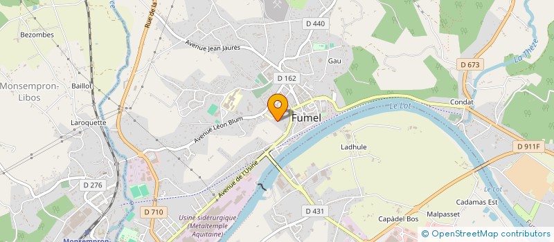 localisation de l'entreprise MADAME TIFFANY LAMANT  FUMEL