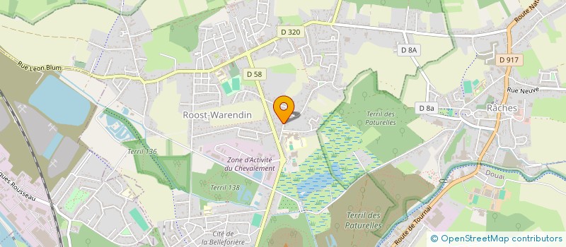 localisation de l'entreprise MADAME TIFFANY LANDRECIES  ROOST-WARENDIN