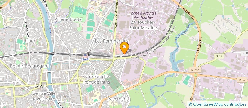 localisation de l'entreprise MADAME TIFFANY LE BLANC  LARCHAMP