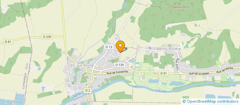 localisation de l'entreprise MADAME TIFFANY LE CAM  VIC-SUR-AISNE