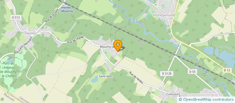 localisation de l'entreprise MADAME TIFFANY LEMAIRE  HEILLES