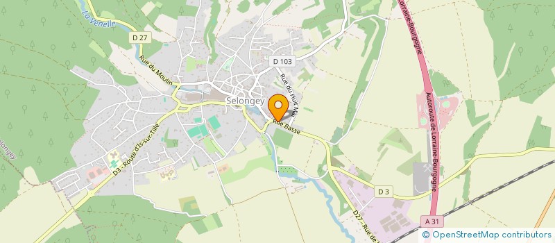 localisation de l'entreprise MADAME TIFFANY LEPAUL  SELONGEY