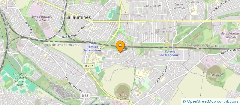 localisation de l'entreprise MADAME TIFFANY LEROY  SALLAUMINES