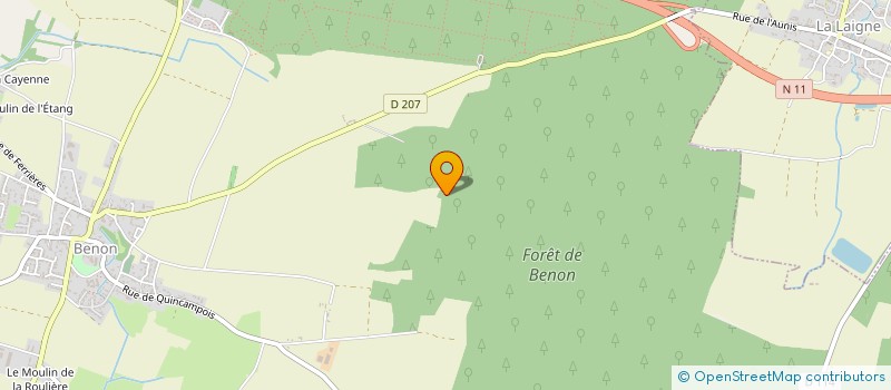 localisation de l'entreprise MADAME TIFFANY LOISON  BENON