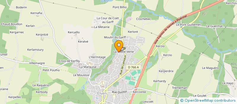 localisation de l'entreprise MADAME TIFFANY LUCE  ELVEN