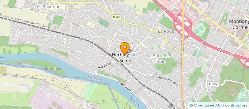 localisation de l'entreprise MADAME TIFFANY MAITRE  HERBLAY-SUR-SEINE