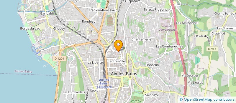 localisation de l'entreprise MADAME TIFFANY MARIOT  AIX-LES-BAINS