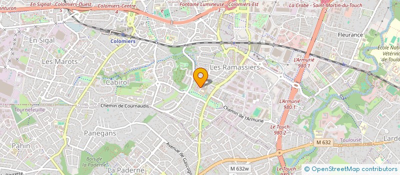localisation de l'entreprise MADAME TIFFANY MARSHALL à COLOMIERS