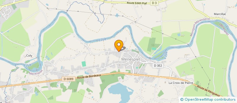 localisation de l'entreprise MADAME TIFFANY MASSON  MENESPLET