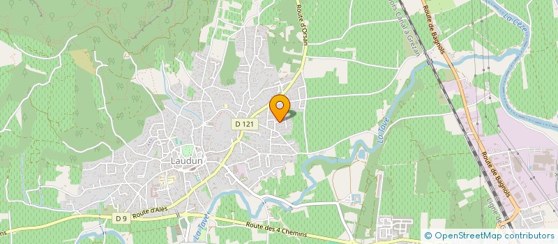 localisation de l'entreprise MADAME TIFFANY MECHEREF  LAUDUN-L'ARDOISE