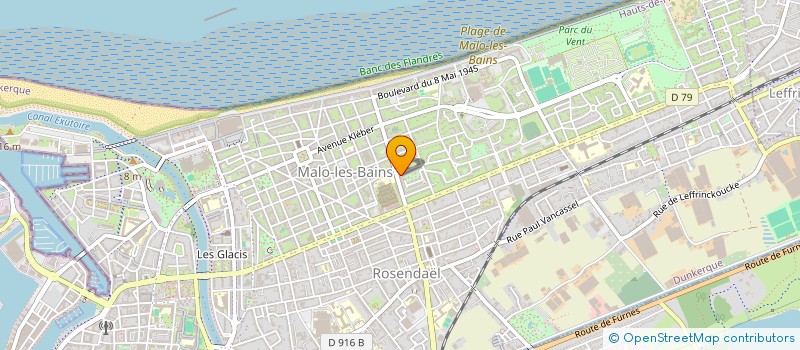 localisation de l'entreprise MADAME TIFFANY MOLON à DUNKERQUE