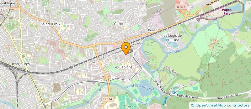 localisation de l'entreprise MADAME TIFFANY MOUSSA  LE MANS