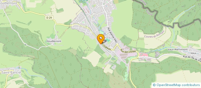 localisation de l'entreprise MADAME TIFFANY NICOLAS  GORCY