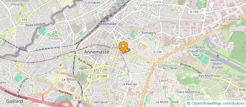 localisation de l'entreprise MADAME TIFFANY NICOLLET à ANNEMASSE