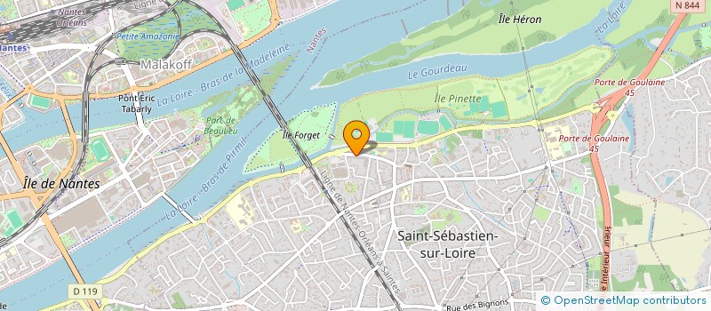 localisation de l'entreprise MADAME TIFFANY NOEL  SAINT-SEBASTIEN-SUR-LOIRE