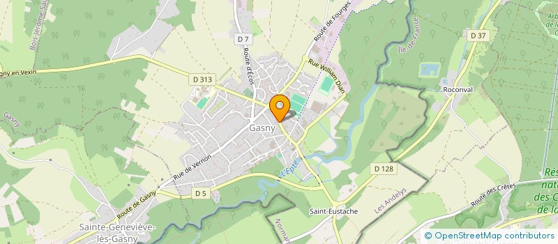 localisation de l'entreprise MADAME TIFFANY ORTEU  GASNY