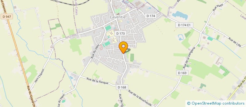 localisation de l'entreprise MADAME TIFFANY PAILLARD  LAVENTIE