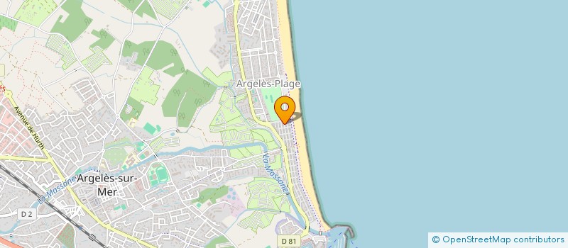 localisation de l'entreprise MADAME TIFFANY PAILLET  ARGELES-SUR-MER