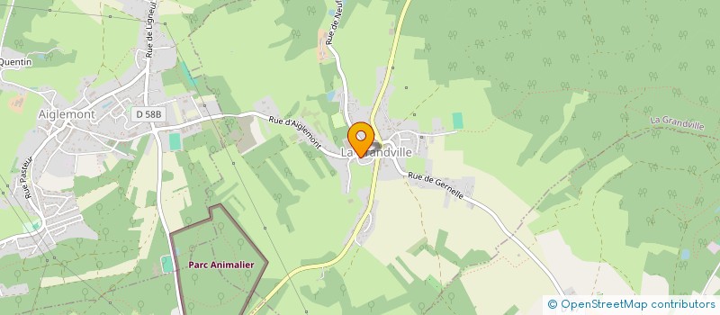 localisation de l'entreprise MADAME TIFFANY PILLER  LA GRANDVILLE