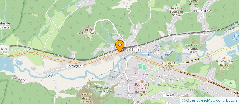 localisation de l'entreprise MADAME TIFFANY PRIVAT  RONCHAMP