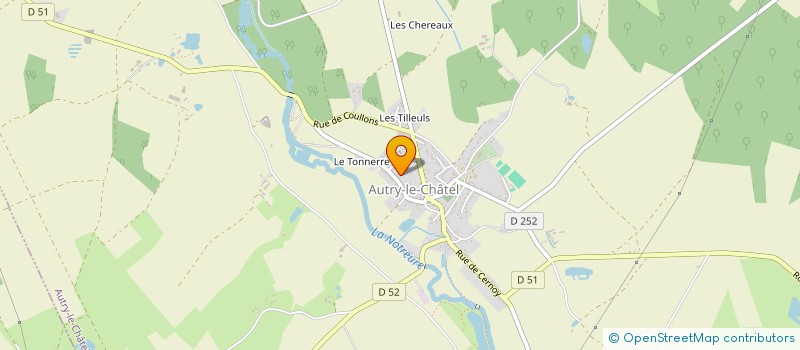 localisation de l'entreprise MADAME TIFFANY QUETIN à AUTRY-LE-CHATEL