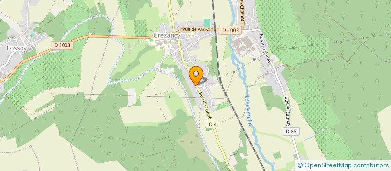 localisation de l'entreprise MADAME TIFFANY RAGUET  CREZANCY