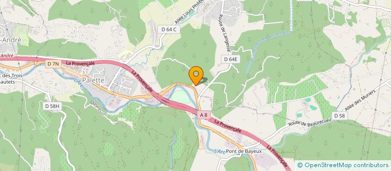 localisation de l'entreprise MADAME TIFFANY RASSENEUR  LE THOLONET