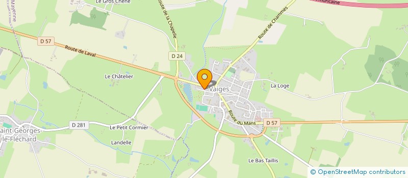 localisation de l'entreprise MADAME TIFFANY RICOULT  VAIGES