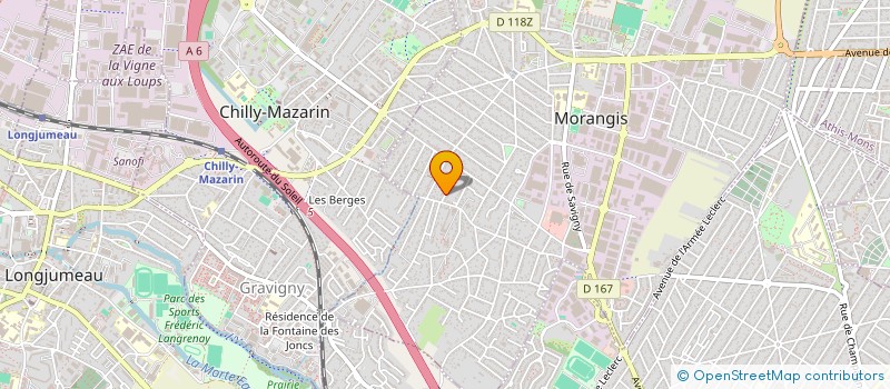 localisation de l'entreprise MADAME TIFFANY RODRIGUES à MORANGIS