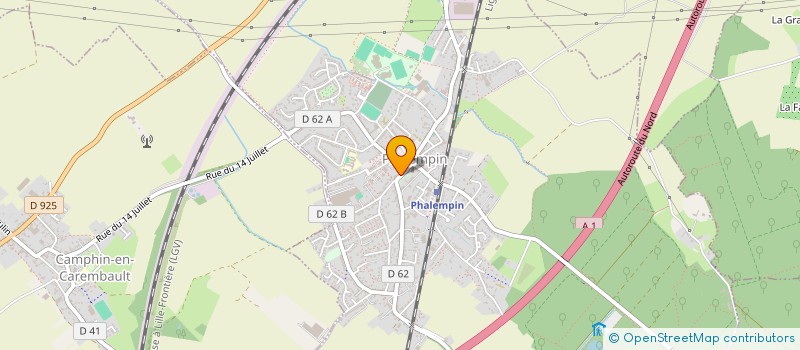localisation de l'entreprise MADAME TIFFANY ROGER  PHALEMPIN