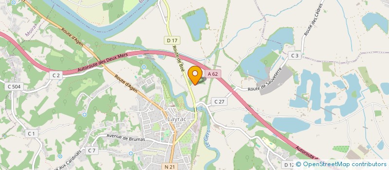 localisation de l'entreprise MADAME TIFFANY ROLLIER  LAYRAC