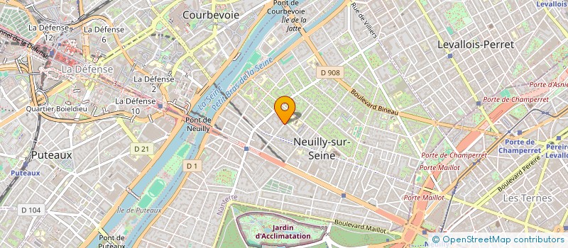 localisation de l'entreprise MADAME TIFFANY TAIEB à NEUILLY-SUR-SEINE
