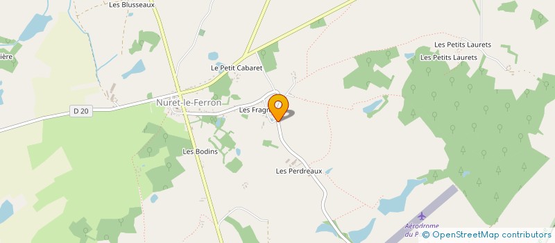 localisation de l'entreprise MADAME TIFFANY TOUZET à NURET-LE-FERRON