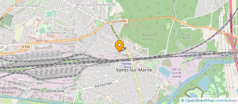 localisation de l'entreprise MADAME TIFFANY TRIQUENOT à VAIRES-SUR-MARNE