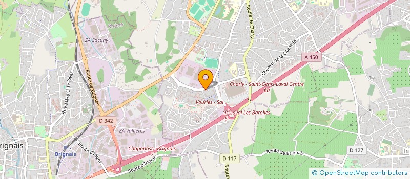 localisation de l'entreprise MADAME TIFFANY VAN DRIESSCHE  SAINT-GENIS-LAVAL