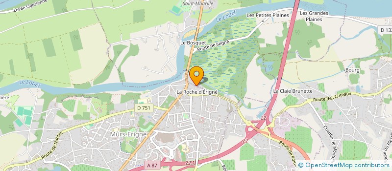 localisation de l'entreprise MADAME TIFFANY VINCENT  LES PONTS-DE-CE