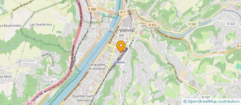 localisation de l'entreprise MADAME TIFFANY YORGAND à VIENNE