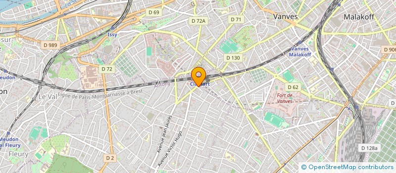 localisation de l'entreprise MADAME TIGUI SYLLA à CLAMART