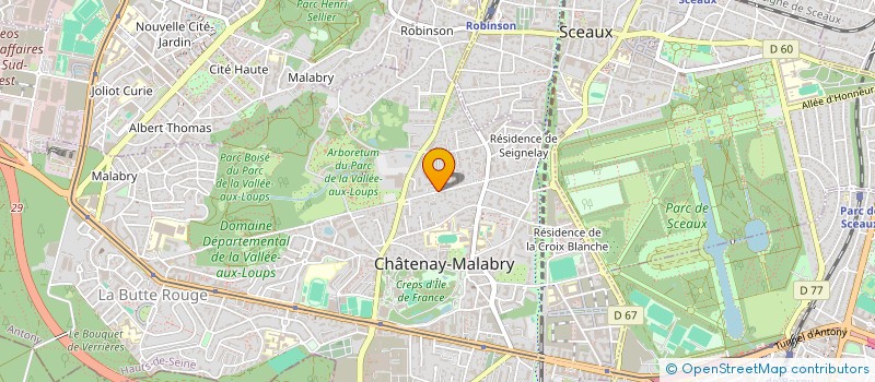 localisation de l'entreprise MADAME TIGUIDA DIAKHITE  CHATENAY-MALABRY