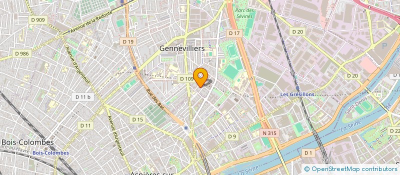 localisation de l'entreprise MADAME TIGUIDA DIALLO à GENNEVILLIERS