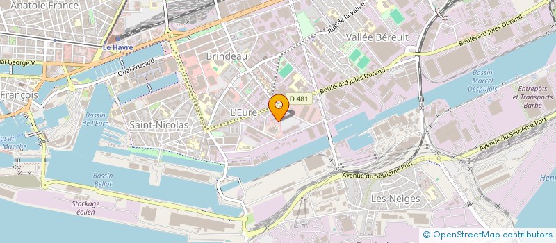 localisation de l'entreprise MADAME TIGUIDANKE DIABY  LE HAVRE