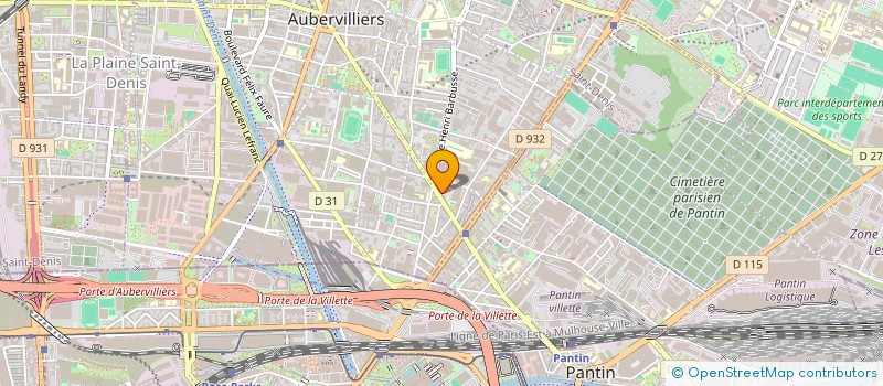 localisation de l'entreprise MADAME TIGUIRENKE KONE  AUBERVILLIERS