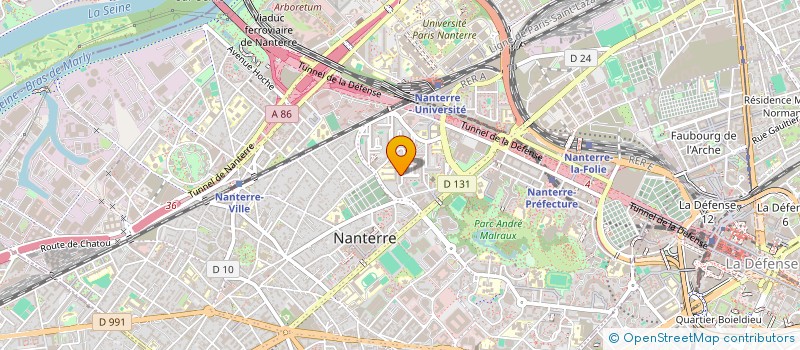 localisation de l'entreprise MADAME TIJANI MANSOURI à NANTERRE