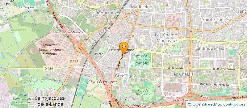 localisation de l'entreprise MADAME TILANA ARRIDIAUX  SAINT-JACQUES-DE-LA-LANDE