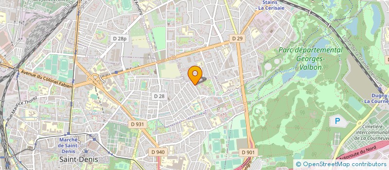 localisation de l'entreprise MADAME TILELI TABET à SAINT-DENIS