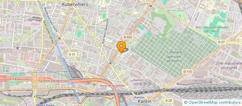 localisation de l'entreprise MADAME TILOUILINE LYNA  PANTIN