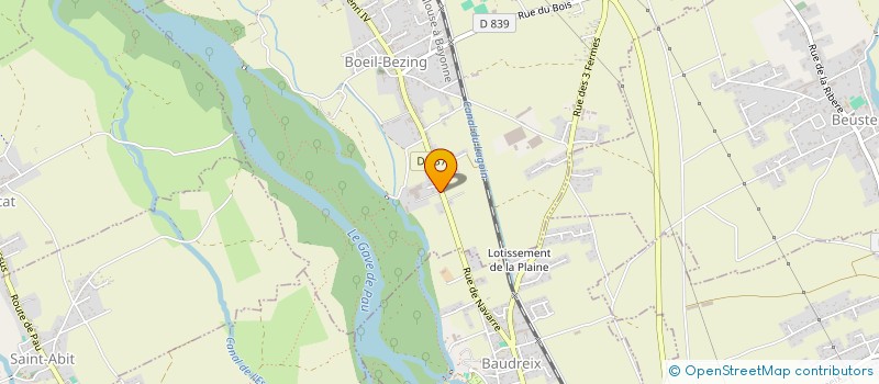 localisation de l'entreprise MADAME TIN HINANE HENDEL  BOEIL-BEZING