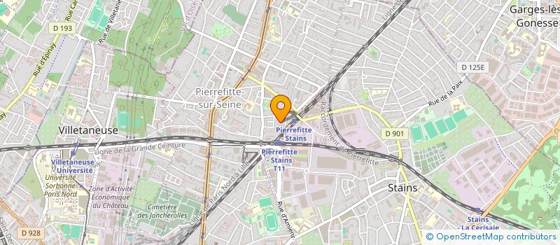 localisation de l'entreprise MADAME TIN HINANE LOUKAD à PIERREFITTE-SUR-SEINE