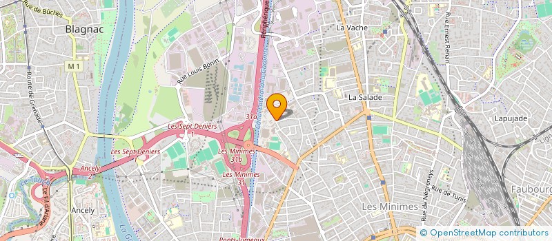 localisation de l'entreprise MADAME TINA ANDRIAMIAKATRA  TOULOUSE