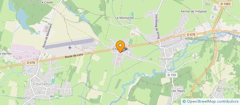 localisation de l'entreprise MADAME TINA ANSCHVEILLER  COURLANS